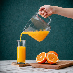 Oliver Voltz OV51164A Citrus Juicer, 30 W, 1.2 L, Two-way action, 2 cones, Black/Orange