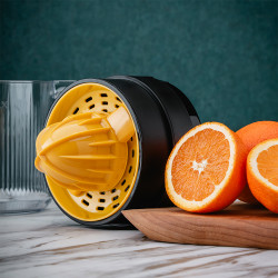 Citrusprés Oliver Voltz OV51164A, 30 W, 1,2 liter, 2 kúp, fekete/narancs