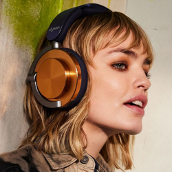 Безжични слушалки Dyson OnTrac CNC Copper 759558-01, ANC, До 55 часа, Bluetooth, Син/Меден