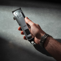 Rosberg R51810Q Cordless Hair Clipper, 5W, 1200mAh, 4 Combs, USB, Up to 90 Minutes of Run Time, Silver