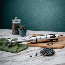 Μπλέντερ χειρός Oliver Voltz OV51112JP, 1500W, 2 ταχύτητες, εξάρτημα πατάτας, λεπίδα από ανοξείδωτο ατσάλι, Inox