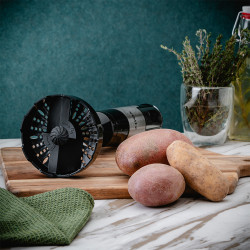 Oliver Voltz OV51112JP Hand Blender, 1500W, 2 speeds, Potato attachment, Stainless steel blade, Stainless steel