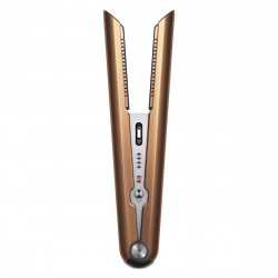 Безжична преса за коса Dyson HS07 Corrale Bco/Bnk 413111-01, 200W, 3 нива, Гъвкави плочи, Автономия 30 мин, OLED екран, Меден/Никел