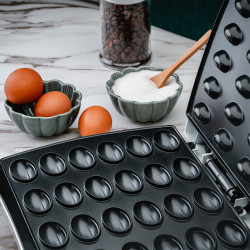 Συσκευή για Cookies σε Μορφή Καρυδιών Rosberg Premium R51442E, 1200W, Ψήνει έως 24 cookies, Αντικολλητικές πλάκες, Λευκό