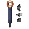 Dyson Supersonic HD07 Pbu/Rco 113312-01 Hair Dryer, 1600W, 3 speeds, 4 heat settings, Cool shot, 110,000 rpm, Ionization, Accessories, Blue/Copper
