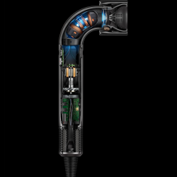 Dyson HD17 Supersonic Hair Dryer in Ceramic Pink/Rose Gold (Straight+Wavy), 113332-01, 1700W, 4 intelligent temperature settings, 3 speed settings, Ionization, RFID attachment recognition, Scalp protection, Ceramic Pink/Rose Gold