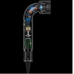 Сешоар Dyson HD17 Supersonic r Jusper Plum Straight+Wavy 122781-01, 1700 W, 3 скорости, 4 температури, Йонизация, Cool shot, 110000 об/мин, Аксесоари, Розов/Лилав