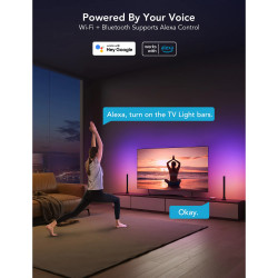 LED светещи ленти за телевизор Govee H6046 RGBIC, Wi-Fi 2.4GHz, Bluetooth, Приложение Govee Home