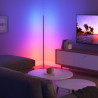 Подова Smart LED лампа Govee Floor Lamp Basic RGBICW H8076C13, 136 см, 1000 lm, Wi-Fi, Bluetooth, Matter, Гласово управление, 58 запаметени сцени, Черен