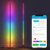 Επίδαυλος λαμπτήρας Smart LED Govee Floor Lamp Basic RGBICW H8076C13, 136 cm, 1000 lm, Wi-Fi, Bluetooth, Matter, Φωνητικός έλεγχος, 58 αποθηκευμένες σκηνές, Μαύρος