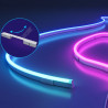 Έξυπνη λωρίδα LED Govee Neon Rope Light 2 RGBIC H61D5301, 48W, 5 m, 173 lm, Bluetooth, Wi-Fi, Matter, Χρονοδιακόπτης, Αυτοκόλλητη, 420 διόδους, 11 μουσικές λειτουργίες, Λευκό
