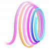 Έξυπνη λωρίδα LED Govee Neon Rope Light 2 RGBIC H61D5301, 48W, 5 m, 173 lm, Bluetooth, Wi-Fi, Matter, Χρονοδιακόπτης, Αυτοκόλλητη, 420 διόδους, 11 μουσικές λειτουργίες, Λευκό