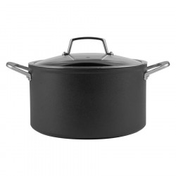 Ninja ZeroStick C33300DE Cookware Set, 6-Piece, Up to 260°C, Non-Stick Coating, PFAS-Free, Glass Lid, Induction Compatible, Black