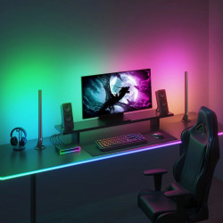 Smart LED лента Govee Neon Rope Lights RGBIC H61C33D1, 36W, 3 м, RGBIC, 2500K, 252 диода, Bluetooth, Wi-Fi, Черен