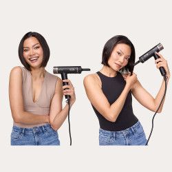 Shark SpeedStyle Pro HD731EU 3-in-1 Hair Styling Dryer, 1750W, 3 speeds, 4 heat settings, Coanda technology, iQ nozzle recognition, Scalp protection, Black