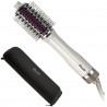 Shark SmoothStyle HT212EU Hair Styling and Drying Brush, 900W, 3 heat settings, 215°C, Ceramic coating, Natural bristles, White/silk