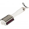 Shark SmoothStyle HT212EU Hair Styling and Drying Brush, 900W, 3 heat settings, 215°C, Ceramic coating, Natural bristles, White/silk