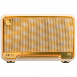 Тонколона Edifier D32 WH, 60W, 11 часа, Hi-Res Audio/Wireless, Bluetooth 5.3, Wi-Fi, Apple Airplay2, DRC, DSP,  Дървен корпус, Бял