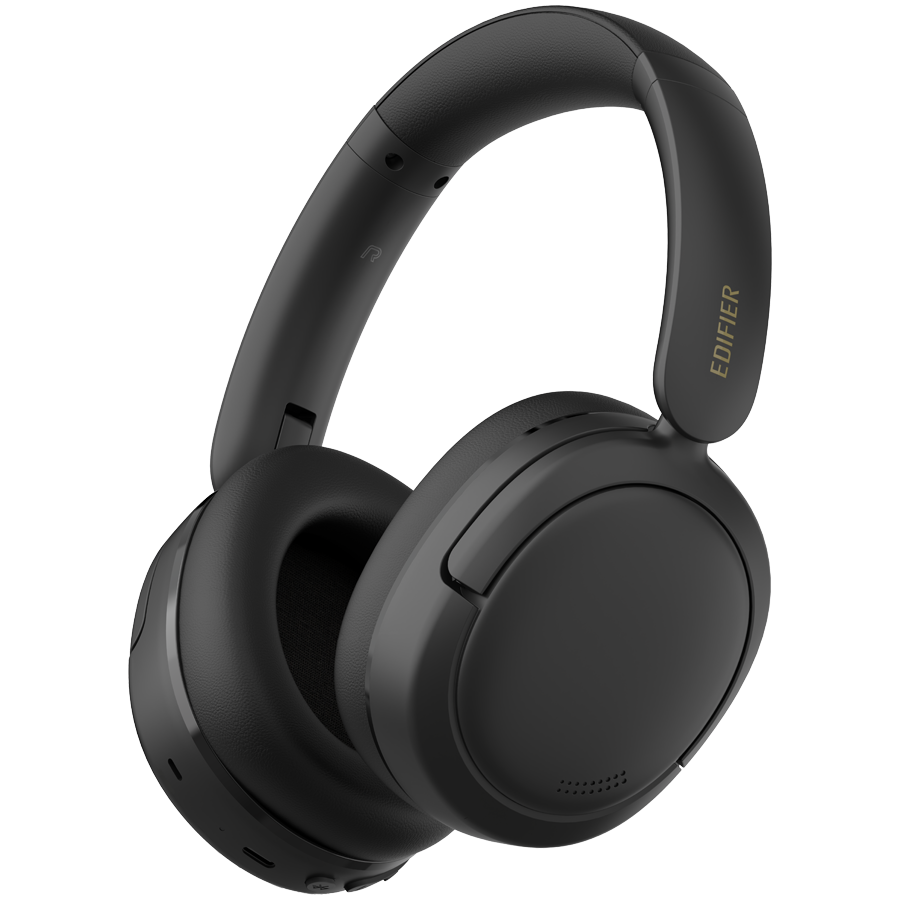 Безжични слушалки Edifier W800BT SE-BL, 40 мм, До 45 часа, Bluetooth 5.4, AI шумоизолация, Multipoint, Гейминг режим, Черен