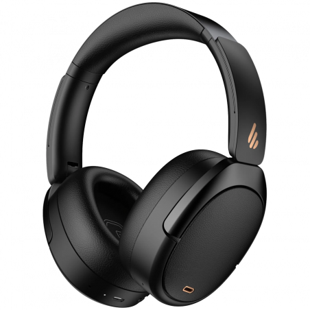 Edifier WH950NB Black Wireless Headphones, 40 mm, 55 hours, Titanium-coated dynamic drivers, 3 modes, Timer, Bluetooth V5.4, ANC, ENC, Hi-Res, Black