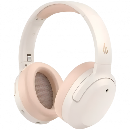 Edifier W820NB Plus V25 Ivory Wireless Headphones, 40 mm, 80 hours, AI, Titanium-coated dynamic drivers, Bluetooth 6.1, ANC, Hi-Res, Beige
