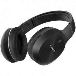 Edifier W800BT Plus Wireless Over-Ear Headphones, 40mm Dynamic Drivers, BT V5.1, Up To 55H Battery, USB-C, Black