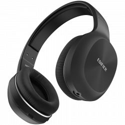 Edifier W800BT Plus Wireless Over-Ear Headphones, 40mm Dynamic Drivers, BT V5.1, Up To 55H Battery, USB-C, Black