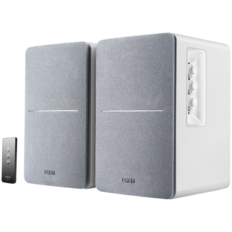 Boxe Edifier R1280T WH 2.0, 42 W RMS, 2xRCA, Telecomanda, Carcasa din lemn, Alb