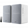Edifier R1280T 2.0 Bookshelf Speakers, RCA, 0.5-inch Tweeters, 4-inch Drivers, 42W (RMS), Control Knobs and Remote Control, Whit
