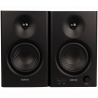 Edifier MR4 Active Studio Monitors, RCA, AUX, TRS, 1-inch Tweeters, 4-inch Woofers, 42W (RMS), Control Knob, Black