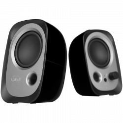 Boxe Edifier R12U BL 2.0, 4 W RMS, USB, AUX, 20 KHz, Difuzoare de 2,25", Control sunet, Negru