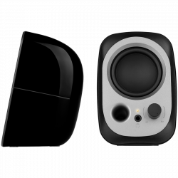 Edifier R12U 2.0 Audio System, USB, AUX, 2.25-inch Drivers, 4W (RMS), Volume Control, Black