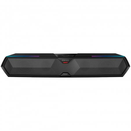 Bara de sunet (soundbar) Edifier MG300, 5 W RMS, 48,5 cm, Bluetooth V5.3, USB, AUX, RGB, Difuzoare 2x52 mm, Control tactil, Negru