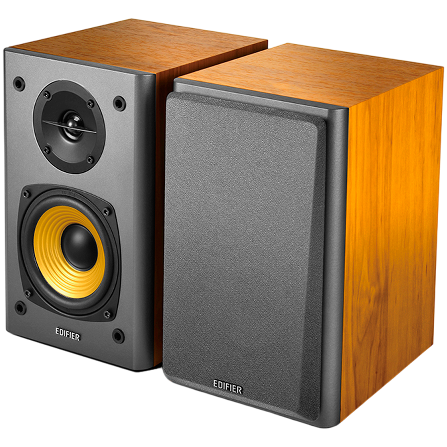 Boxe Edifier R1000T4, 24 W, difuzoare de 4" + 0,5", Active, RCA dublu, Butoane de control, Maro