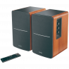 Тонколони Edifier R1280DBs BR 2.0, 42W RMS, Bluetooth V5.1, 2 RCA, Активен кросоувър, Изход за активен субуфер, Регулатор на бас и високи, Кафяв