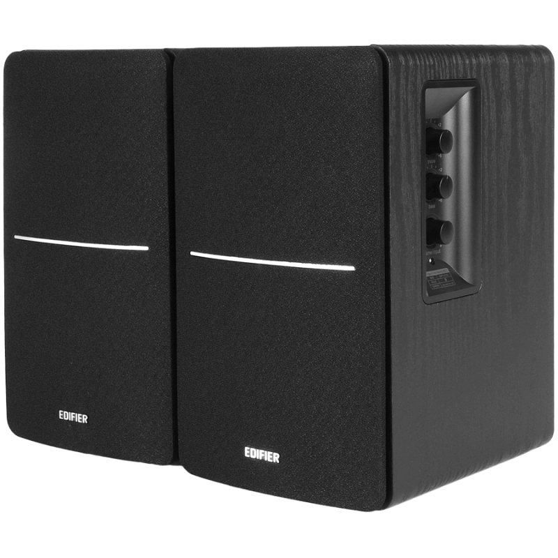 Ηχεία Edifier R1280DB BL 2.0, 42W RMS, Bluetooth V5.1, 2 RCA, Ενεργό crossover, Ρυθμιστής μπάσων και πρίμων, Μαύρο