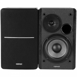 Boxe Edifier R1280DB BL 2.0, 42 W RMS, Bluetooth V5.1, 2 RCA, Crossover activ, Control bas si inalte, Negru