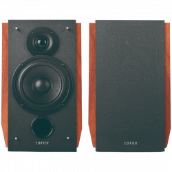 Edifier R1700BTs .0 Bookshelf Speakers, BT V5.1, RCA, 0.75-inch Tweeters, 4-inch Drivers, Sub-Out, 66W (RMS), Control Knobs and