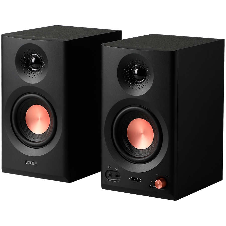 Boxe Edifier MR3 BL, 36 W RMS, BT V5.4, RCA, AUX, Hi-Res, ConneX, Active, Setari acustice, Negru
