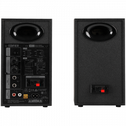 Edifier MR3 Active Studio Monitors, BT V5.4, RCA, AUX, 1-inch Tweeters, 3.5-inch Drivers, 36W (RMS), Tone Control Dials, Black