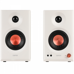 Boxe Edifier MR3 WH, 36 W RMS, BT V5.4, RCA, AUX, Hi-Res, ConneX, Active, Setari acustice, Alb