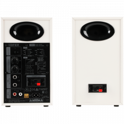 Boxe Edifier MR3 WH, 36 W RMS, BT V5.4, RCA, AUX, Hi-Res, ConneX, Active, Setari acustice, Alb