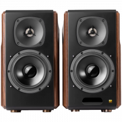 Boxe Edifier S2000MKIII, 130 W, active, Bluetooth 5.0, 2xRCA, Afisaj OLED, Maro