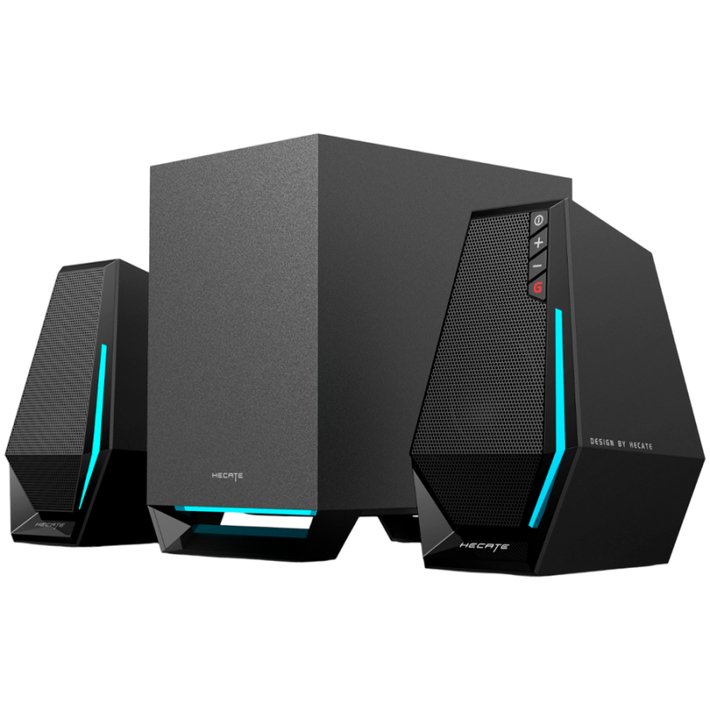 Edifier G1500 MAX Audio System, 30W, 2x2.5" speakers, 4" subwoofer, Bluetooth 5.3, 10 dynamic RGB modes, Black
