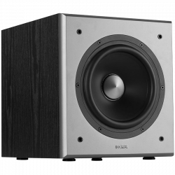 Edifier T5 Powered Subwoofer, 8" front-firing long-throw woofer, 70W RMS, low frequencies down to 38Hz, MDF cabinet with wood gr