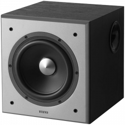 Subwoofer Edifier T5, 70W RMS, 8" ηχείο μπάσων, Συχνότητες έως 38Hz, 2xRCA, Φίλτρο χαμηλής διέλευσης, Μαύρο
