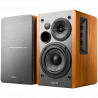 Edifier R1280T 2.0 Bookshelf Speakers, RCA, 0.5-inch Tweeters, 4-inch Drivers, 42W (RMS), Control Knobs and Remote Control, Brow