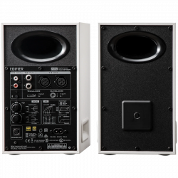 Ηχεία Edifier MR5 WH, 110W RMS, BT V6.0, Ισορροπημένα XLR&TRS, 3-καναλικά, ConneX, RCA, AUX, Λευκό