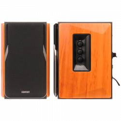 Edifier R1380DB Speakers, 42W RMS, Bluetooth 5.1, 2xRCA, 3.5mm jack, Active crossover, Bass and treble controls, Brown
