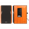 Edifier R1380DB Speakers, 42W RMS, Bluetooth 5.1, 2xRCA, 3.5mm jack, Active crossover, Bass and treble controls, Brown